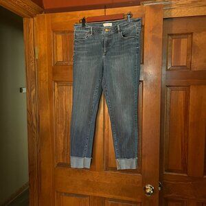 LOFT Modern Skinny Cuffed Jeans - Size 12/31